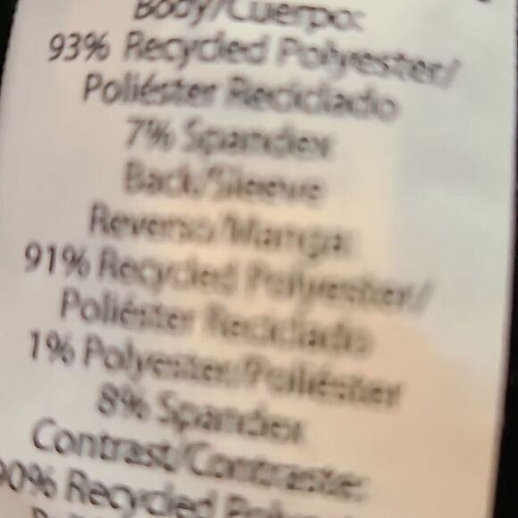 Avia Short Sleeve Colorblock Athletic Shirt, Black/Neon, Size XL (16-18) - Picture 10 of 11